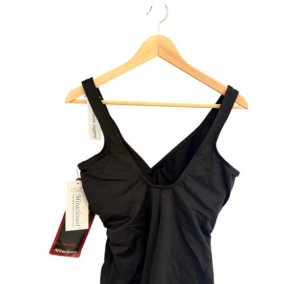 Miraclesuit Black Oceanus One-Piece Swimsuit DD-Cup Size 14DD (EUR 44 / UK 16) - Picture 3 of 13